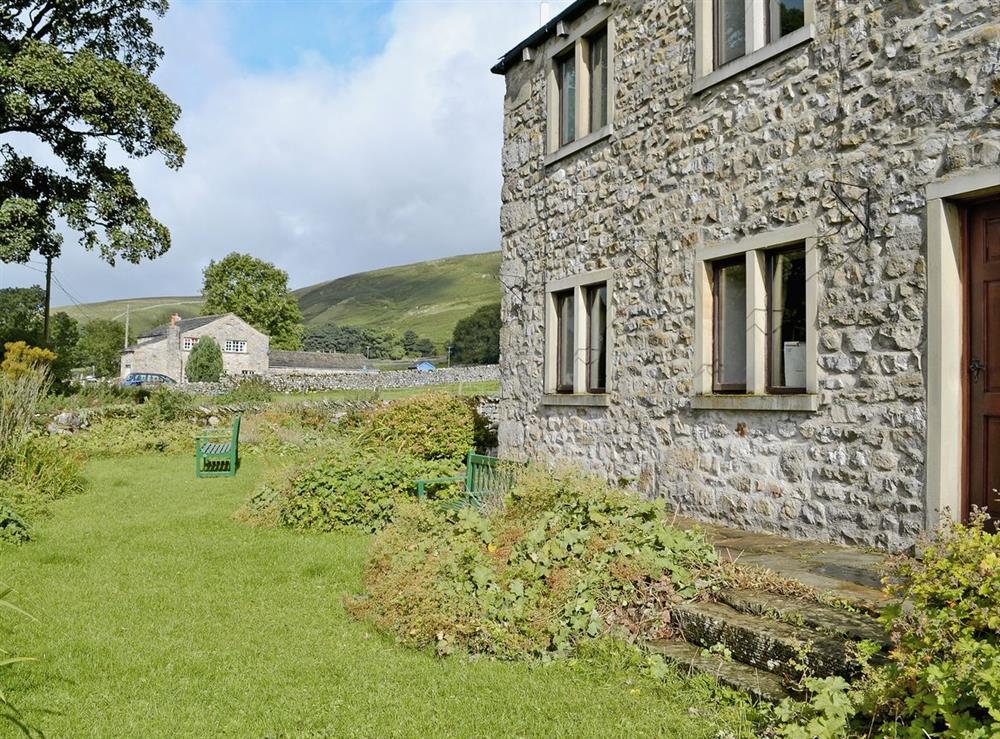 Garden at Littondale in Stonelands Farmyard Cottages, Litton, Yorkshire Dales