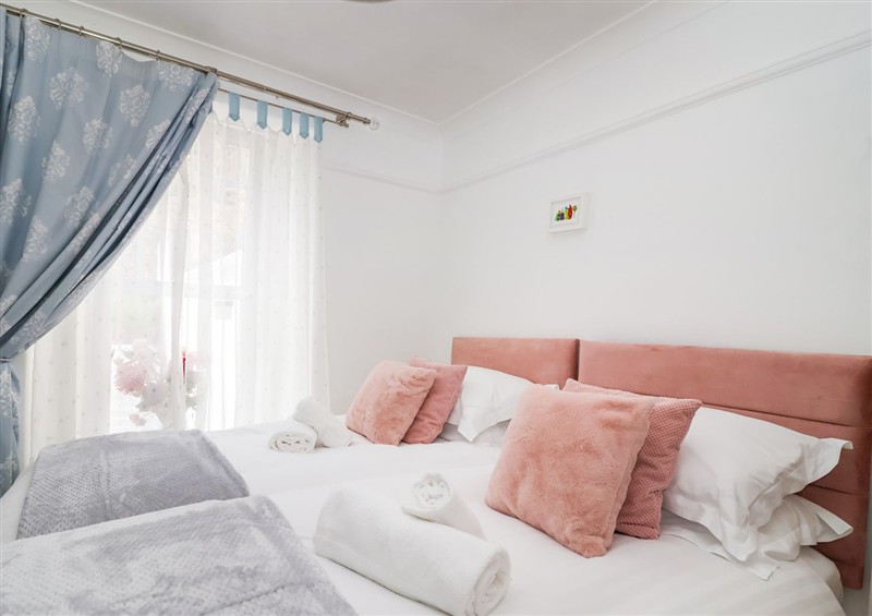 One of the 2 bedrooms at Lizzys Cottage, Brixham