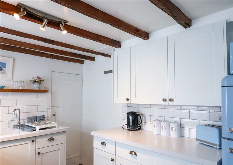 The kitchen at Lizzys Cottage, Brixham
