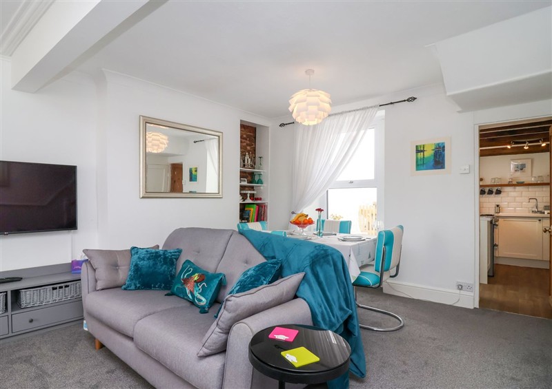 The living room at Lizzys Cottage, Brixham