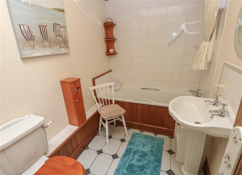 The bathroom at Llaethdy Cottage, Castlemorris near Letterston