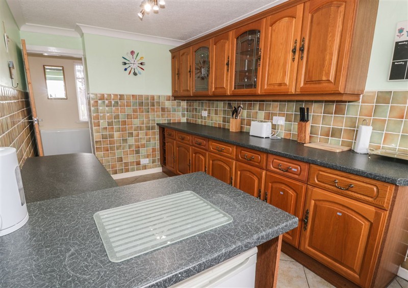 This is the kitchen at Llain Delyn, Capel Mawr near Malltraeth