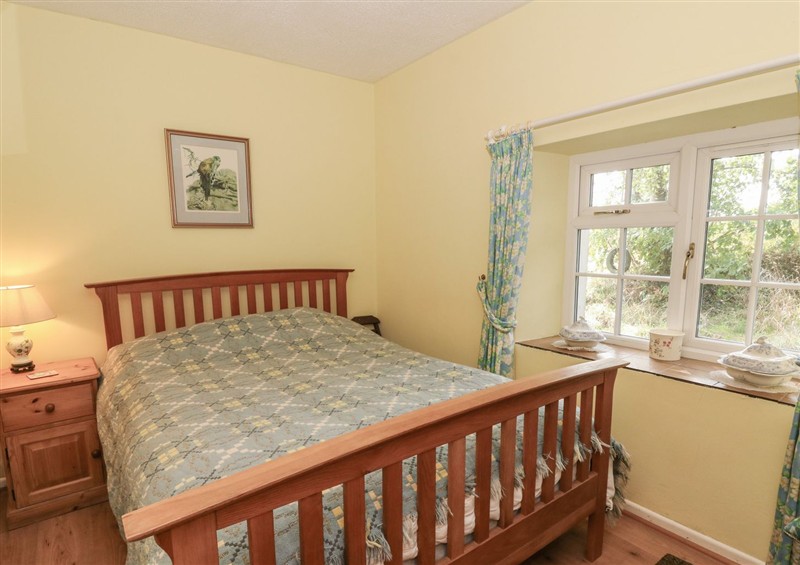 One of the 2 bedrooms at Llainorfa, Maenygroes near New Quay