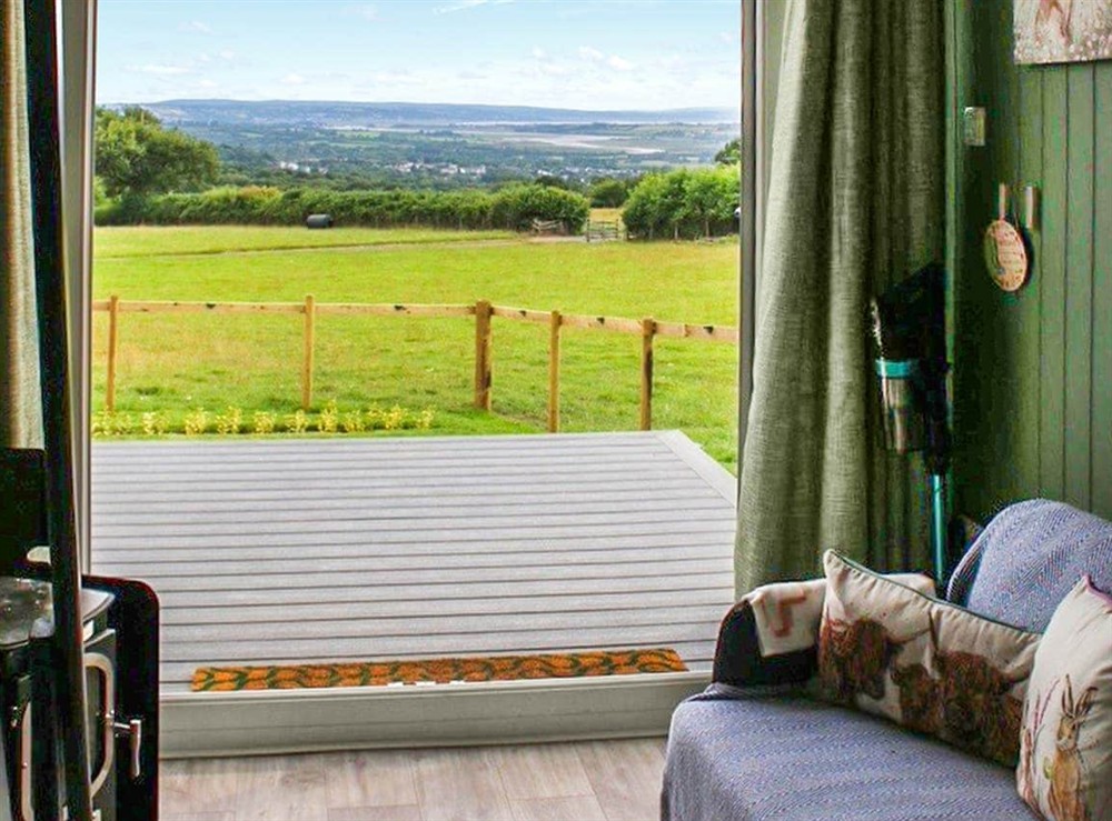 Living area at Llandremor Fawr Lodge in Pontarddulais, West Glamorgan