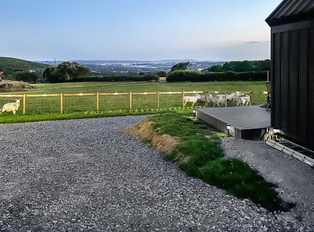 Outdoor at Llandremor Fawr Lodge in Pontarddulais, West Glamorgan