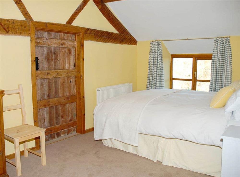 Double bedroom at Llanerch-y-baedd in Llandderfel, Gwynedd
