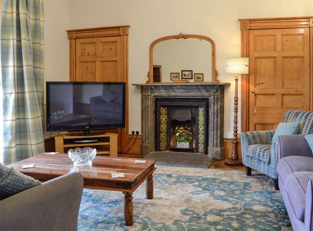 Sitting room at Llansantffraed House in Hundred House, near Llandrindod Wells, Powys