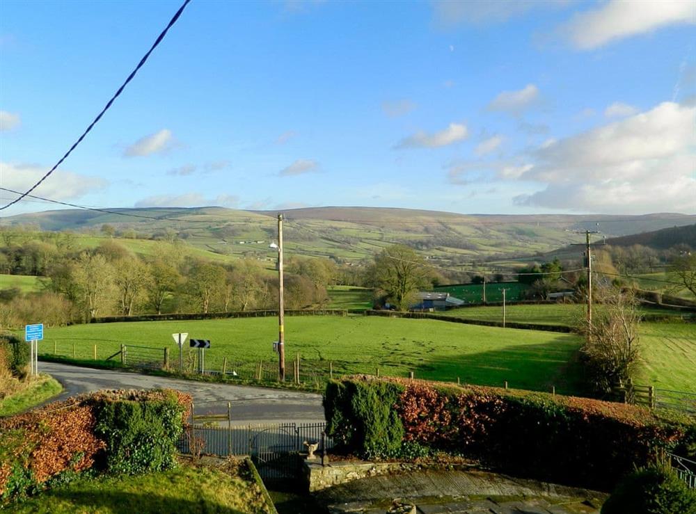 Views of the beautiful surrounding area at Llansantffraed House in Hundred House, near Llandrindod Wells, Powys