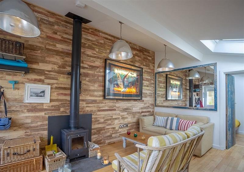 Enjoy the living room at Lle Te, Abersoch