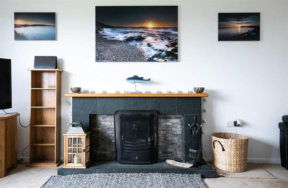 This is the living room at Llechwedd in Morfa Nefyn, Pwllheli, Gwynedd