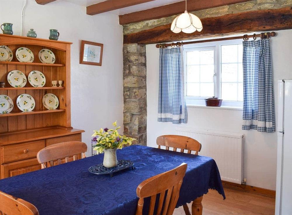 Dining area at Lletty Cottage in Penrherber, Newcastle Emlyn, Carmarthenshire., Dyfed