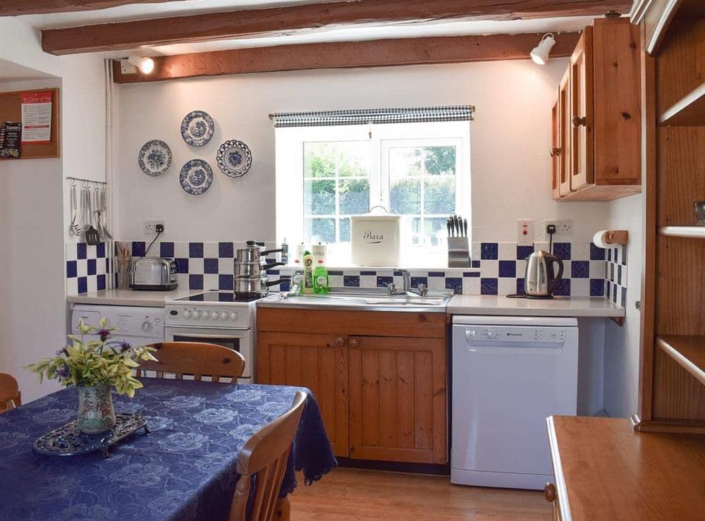 Kitchen & dining area at Lletty Cottage in Penrherber, Newcastle Emlyn, Carmarthenshire., Dyfed