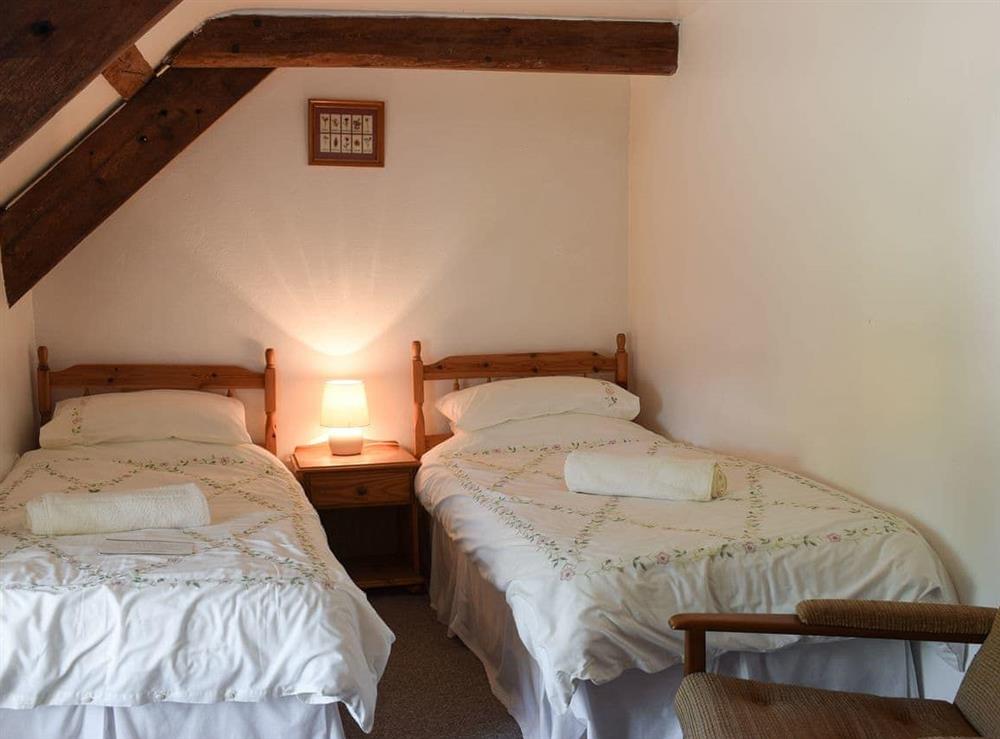 Twin bedroom at Lletty Cottage in Penrherber, Newcastle Emlyn, Carmarthenshire., Dyfed