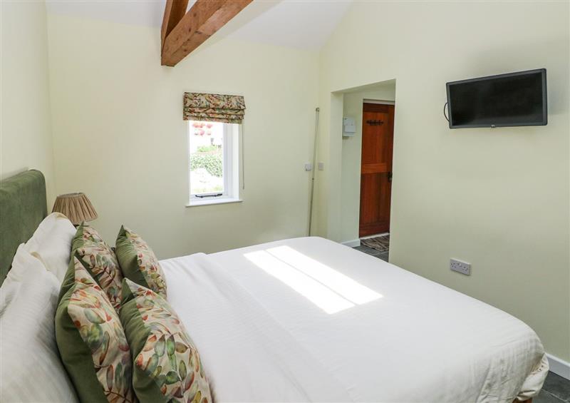 This is the bedroom at Llety Cariad - 2 Plough & Harrow, Monknash near Llantwit Major