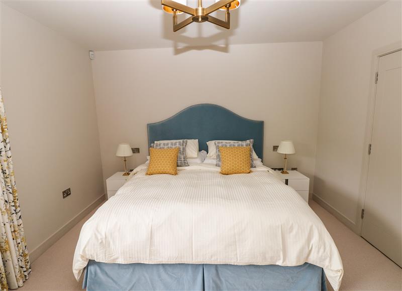 One of the 2 bedrooms at Lletyr Bugail, Glynneath