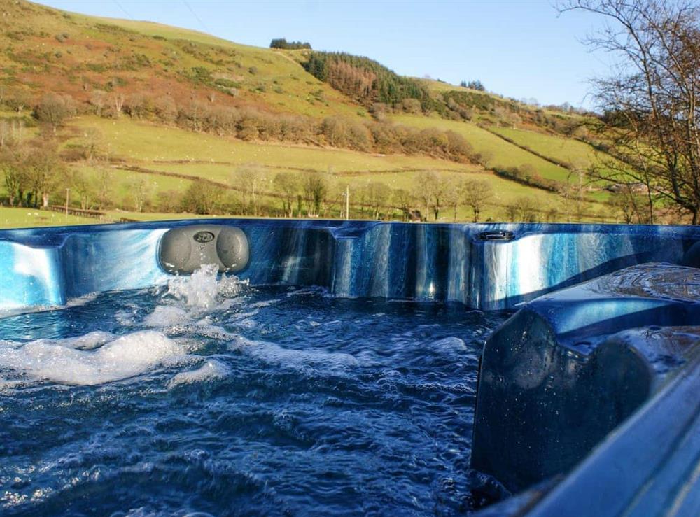 Hot tub (photo 2) at Lletyr Saer in Hirnant, near Llanfyllin, Powys