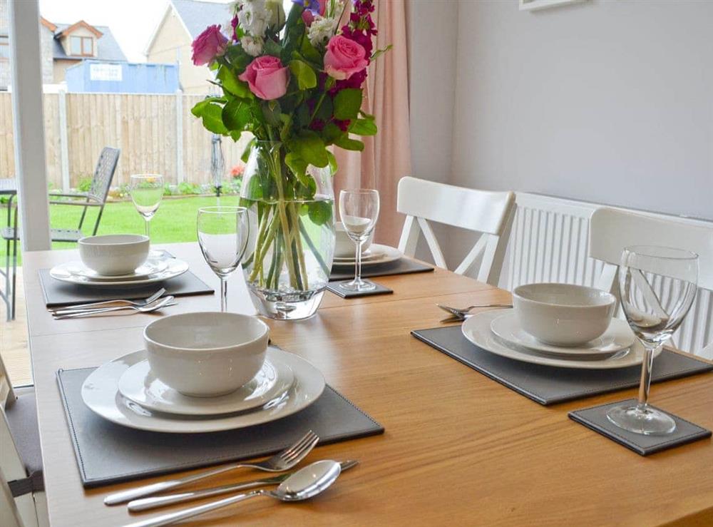 Charming dining area at Llifon in Bethesda Bach, near Caernarfon, Gwynedd