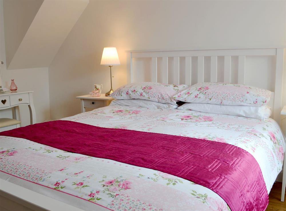 Large double bedroom at Llifon in Bethesda Bach, near Caernarfon, Gwynedd