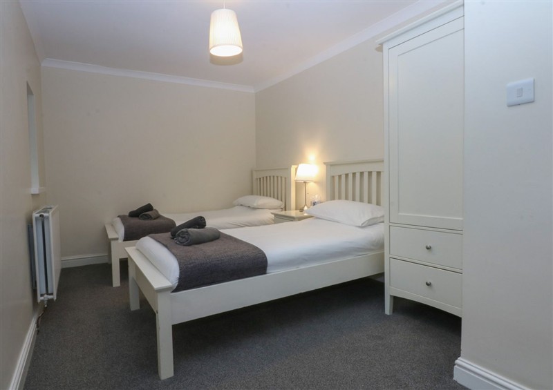 One of the 3 bedrooms at Llofft Yr Yd, Porthmadog