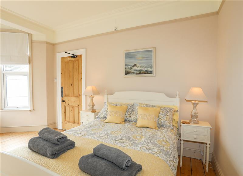 One of the bedrooms at Llwyn Onn, Criccieth