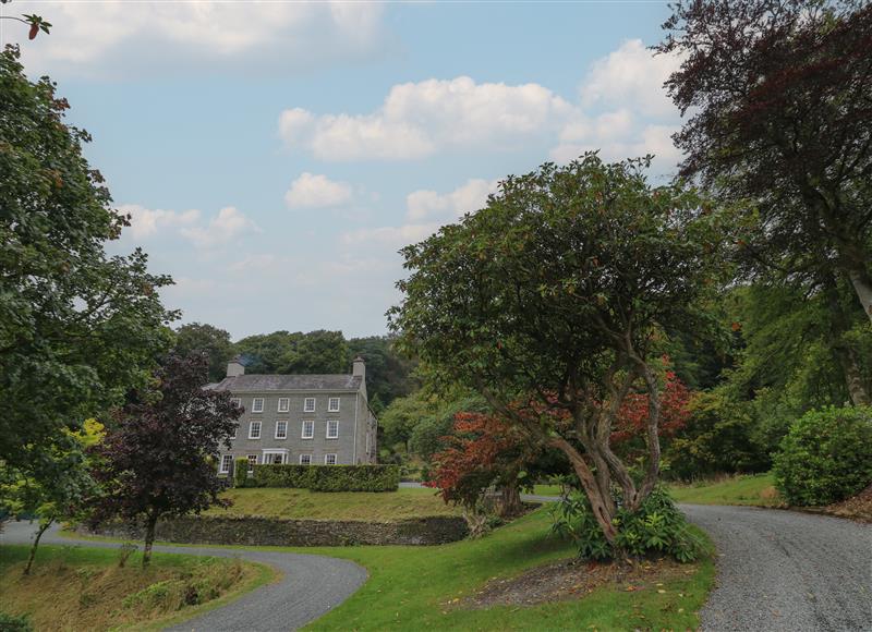 The area around Llwynderw Hall