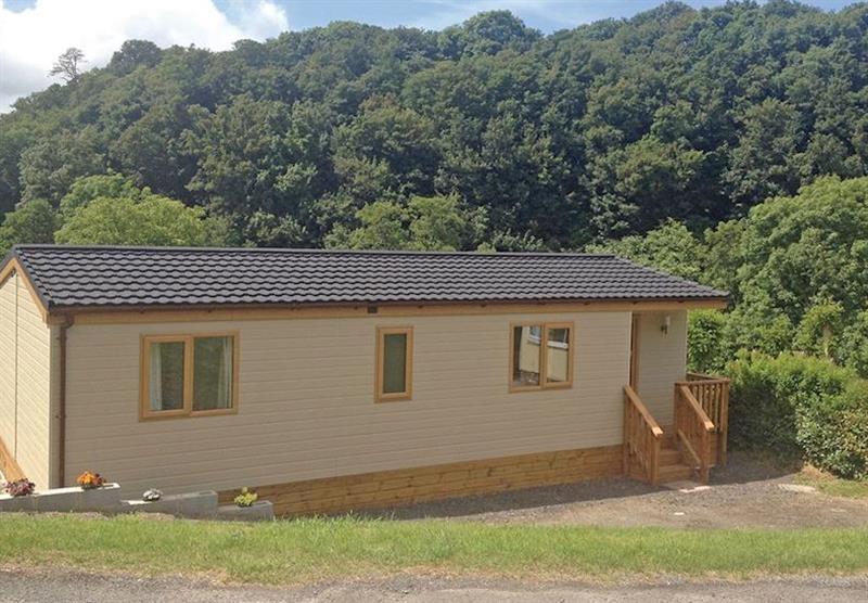 Chalet Park Lodge at Llwyngwair Manor Holiday Park in Newport, South Wales