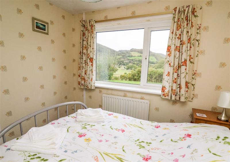 One of the bedrooms at Llwynon, Goginan near Aberystwyth
