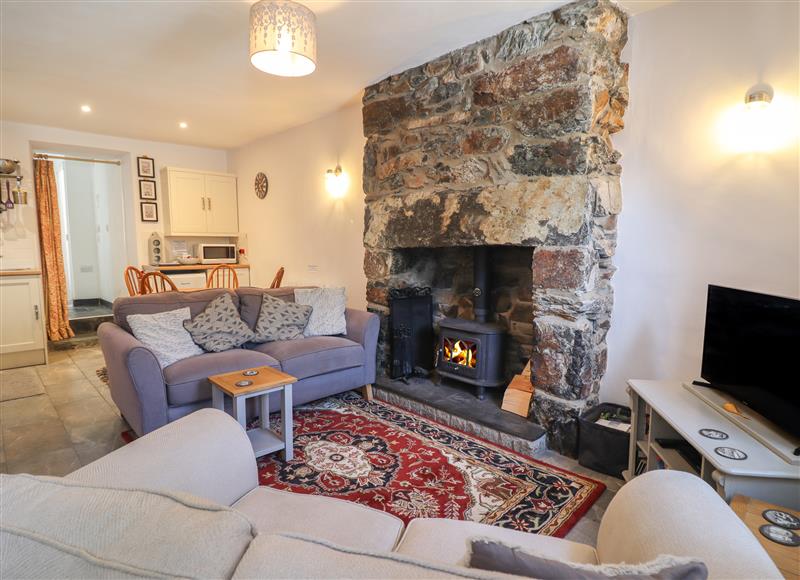 Relax in the living area at Llygoden Cottage, Beddgelert
