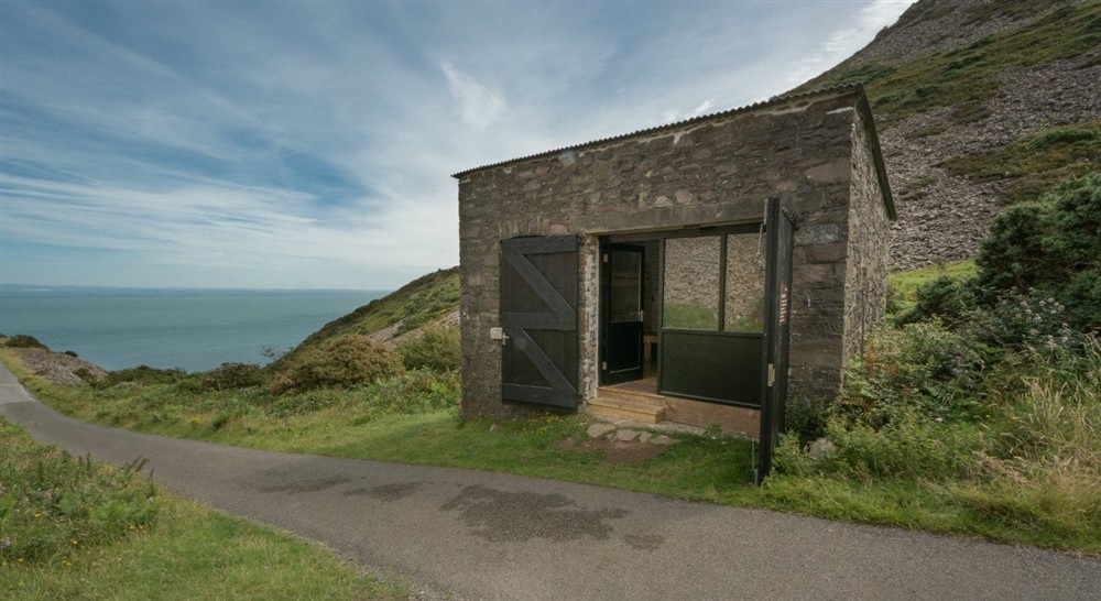 The exterior of Foreland Bothy, Lynton, Devon at Llyndy Bothy in Beddgelert, Gwynedd