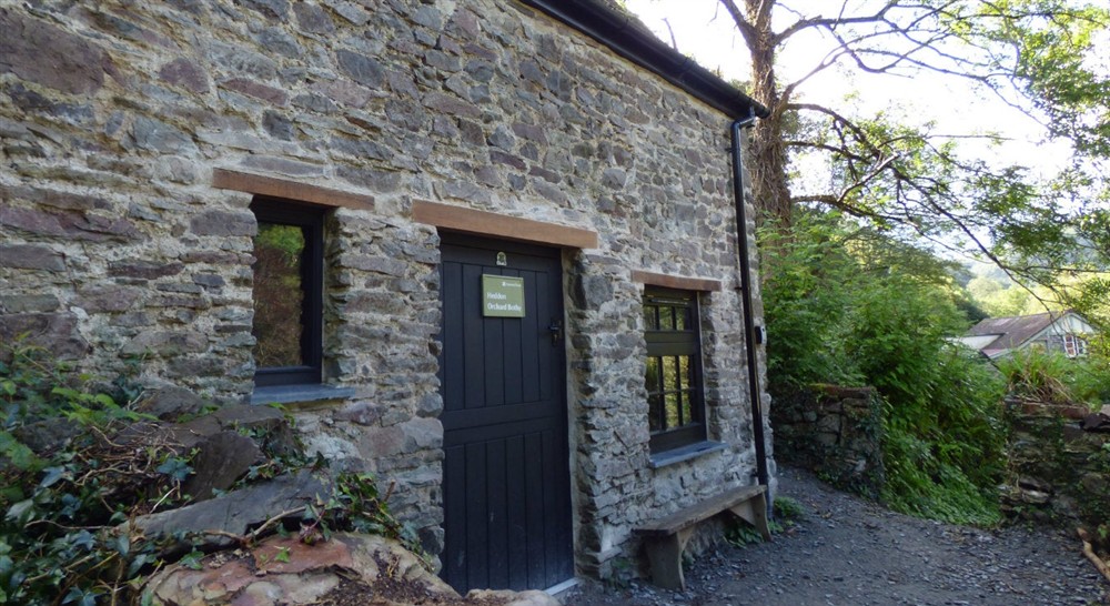 The exterior of Heddon Orchard Bothy, Devon at Llyndy Bothy in Beddgelert, Gwynedd