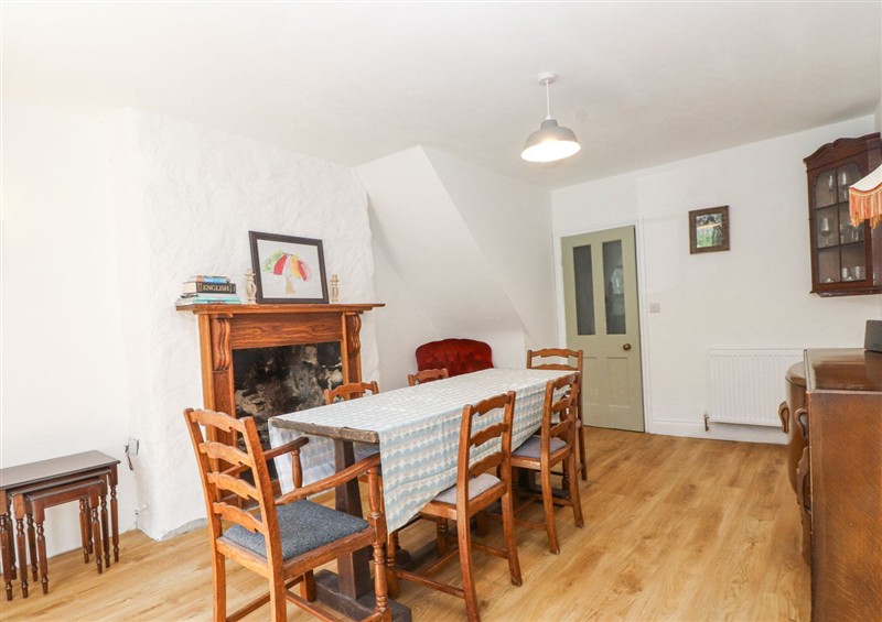 The dining area at Llys Emrys, Beddgelert