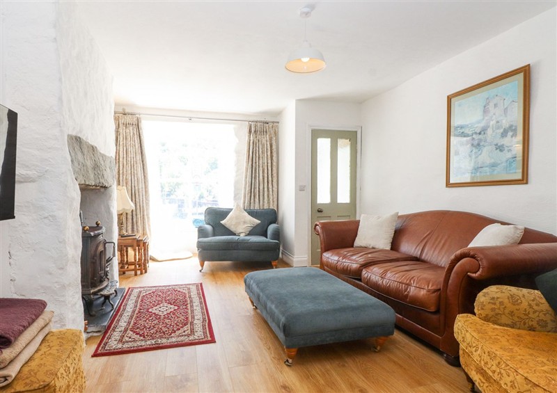 The living area at Llys Emrys, Beddgelert