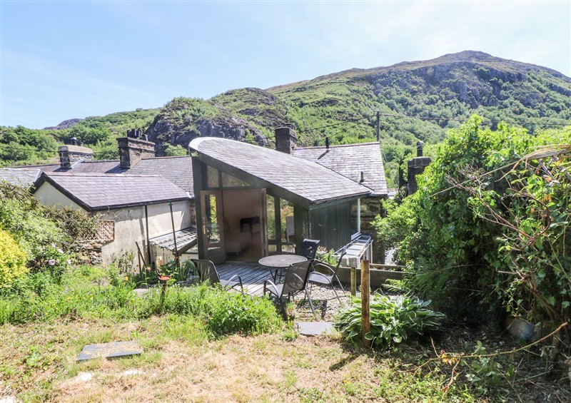 This is the setting of Llys Emrys at Llys Emrys, Beddgelert
