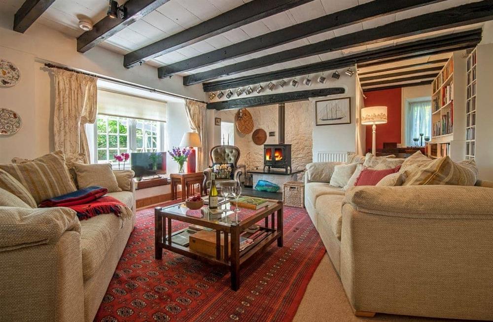 Relax in the living area at Llys Isaf in St Nicholas, Pembrokeshire, Dyfed