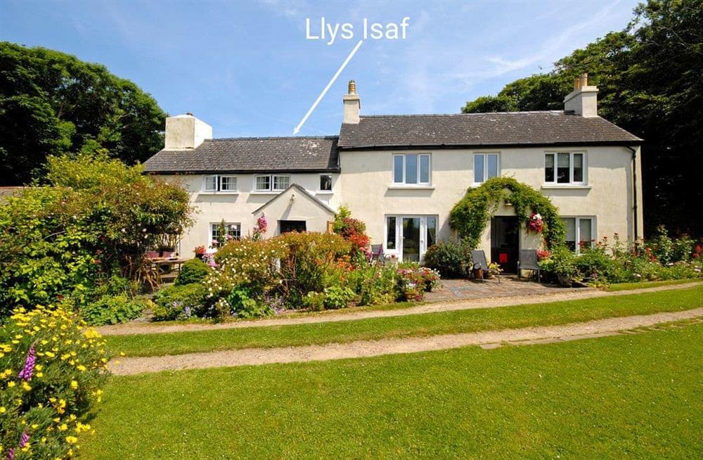 This is the garden at Llys Isaf in St Nicholas, Pembrokeshire, Dyfed
