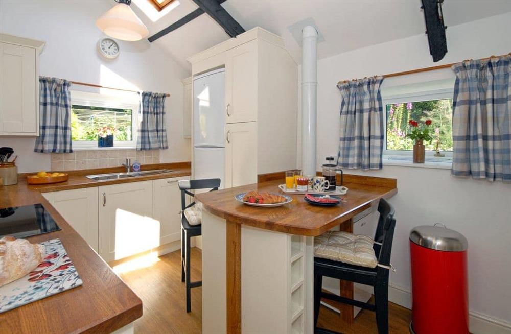 This is the kitchen at Llys Isaf in St Nicholas, Pembrokeshire, Dyfed