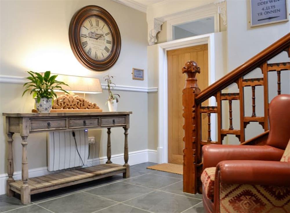 Hallway at Llys Yr Wylan in Aberystwyth, Dyfed