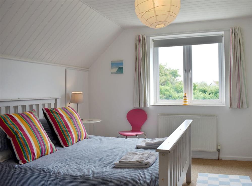 Comfortable double bedroom at Lo-Tide in Elmer, Middleton-on-Sea, Sussex