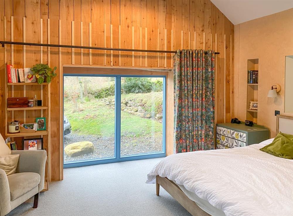 Double bedroom at Lobbs in Troutbeck, near Penrith, Cumbria
