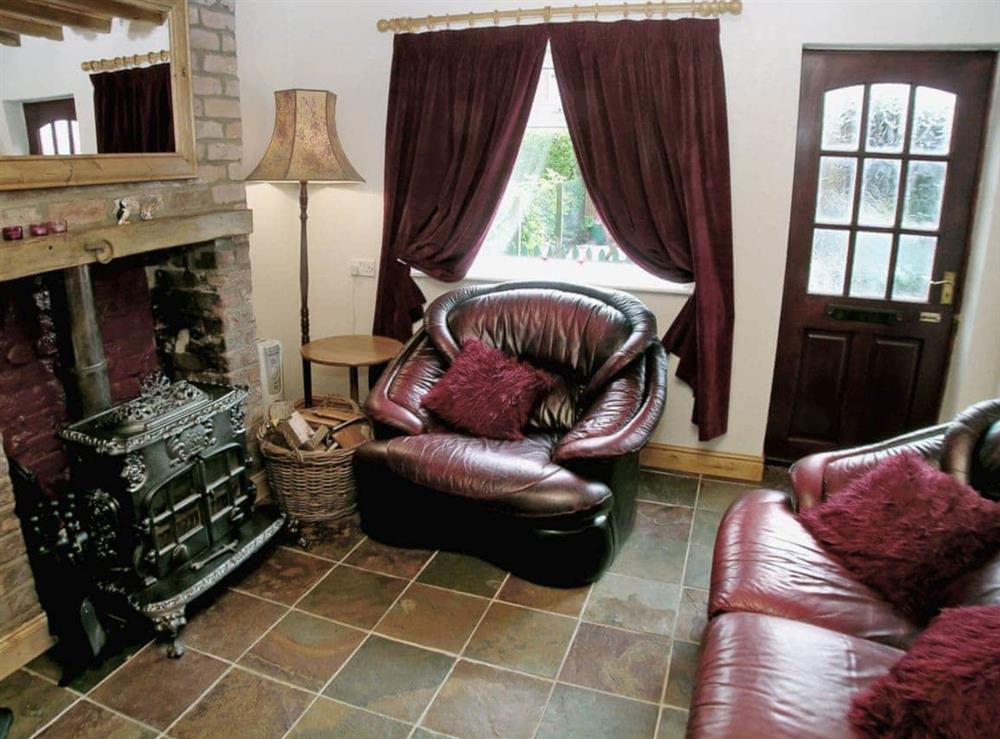 Living room at Lobster Cottage in Flamborough, near Bridlington, North Humberside