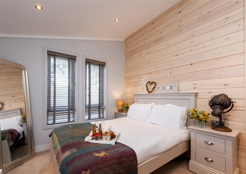 One of the 3 bedrooms at Lobster Lodge, Runswick Bay