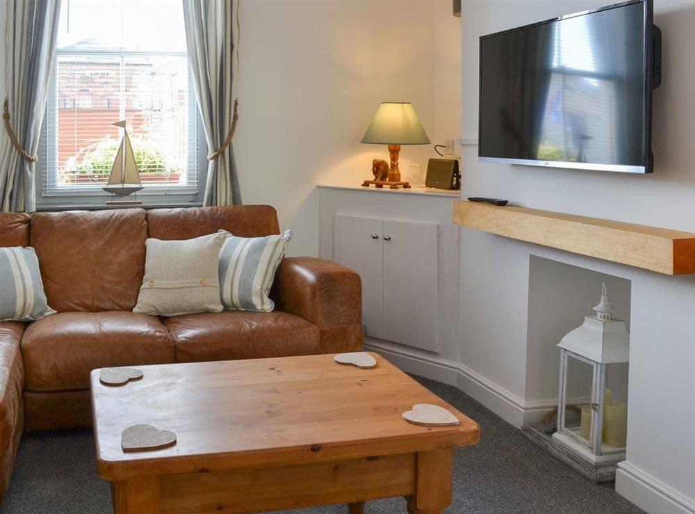 Comfortable living room at Lobster Pot Cottage in Scarborough, North Yorkshire