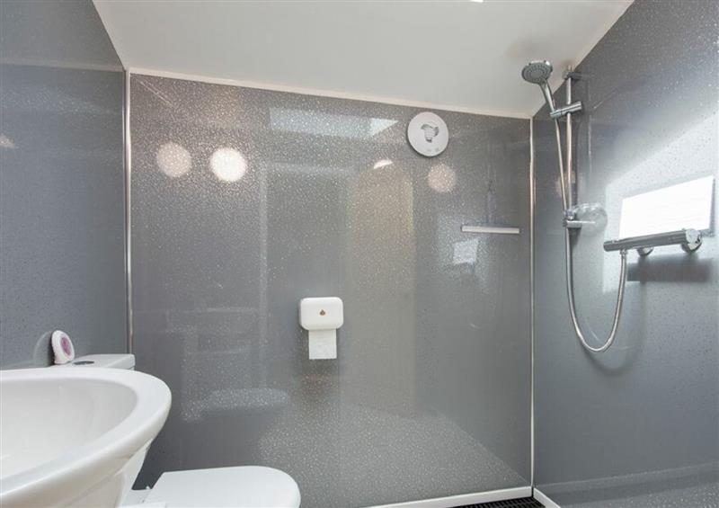 The bathroom at Lobster Pot Cottage, Seahouses