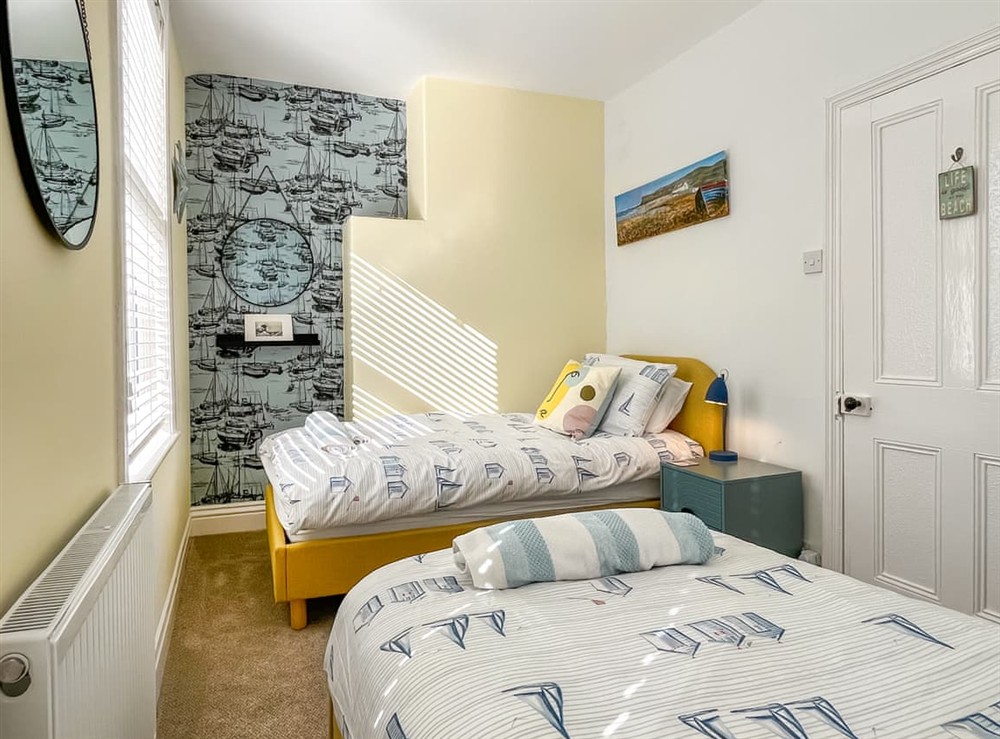 Twin bedroom at Lobster Pot in Hinderwell, North Yorkshire