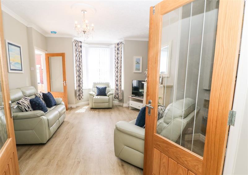 Relax in the living area at Lobster Pot Retreat, Newbiggin-By-The-Sea