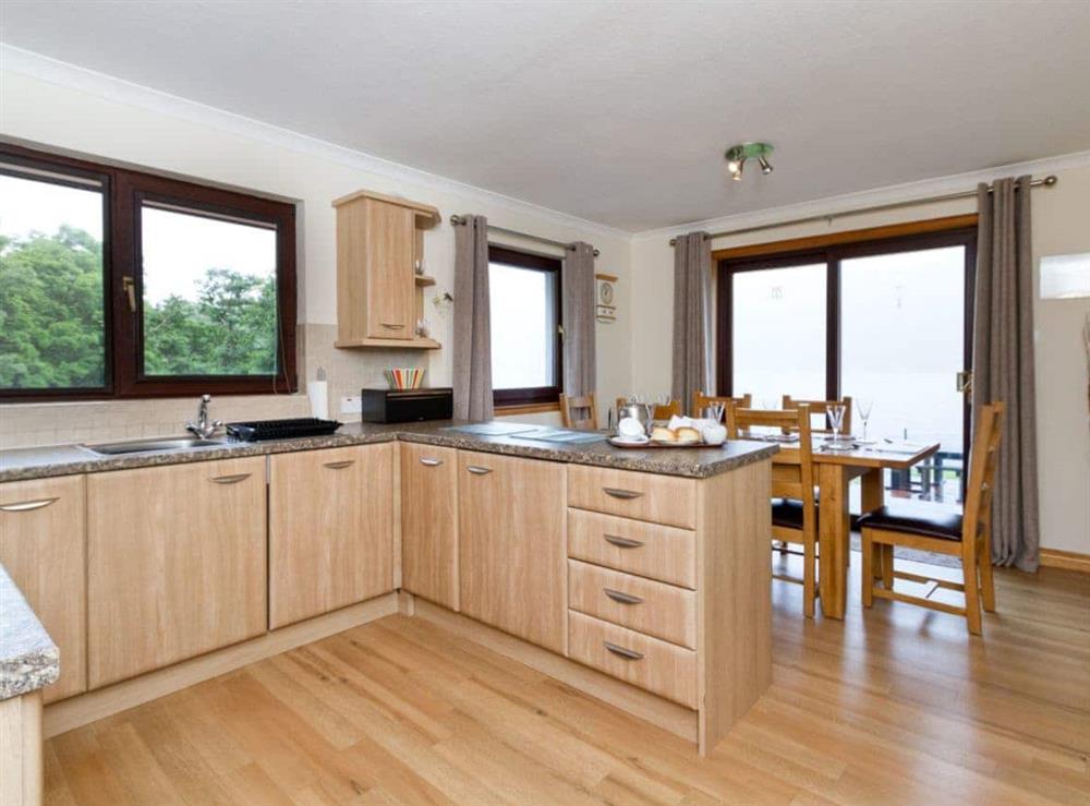 Spacious kitchen & dining area at Loch Duich Cottage in Inverinate, by Kyle, Ross-shire., Ross-Shire