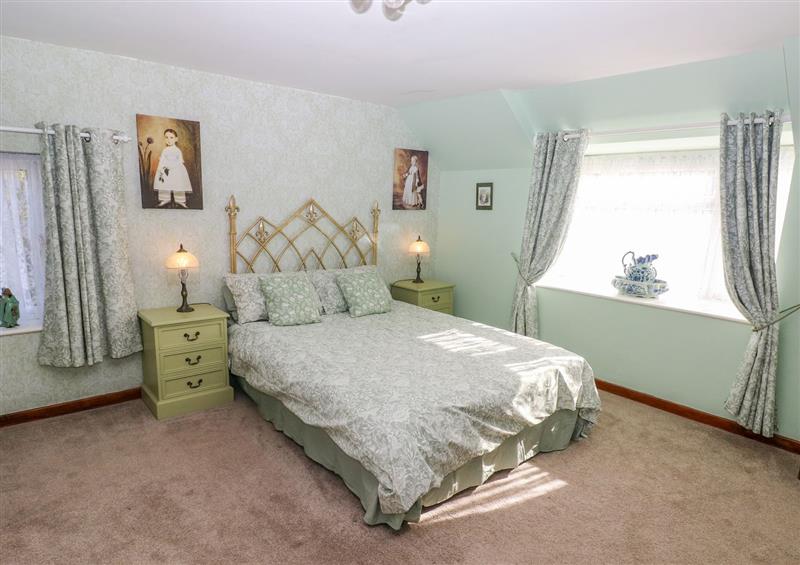 This is the bedroom at Loch Field Cottage, Cardiff