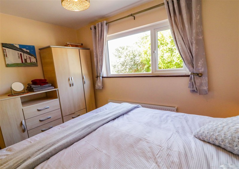One of the bedrooms at Loch Illion View, Dungloe