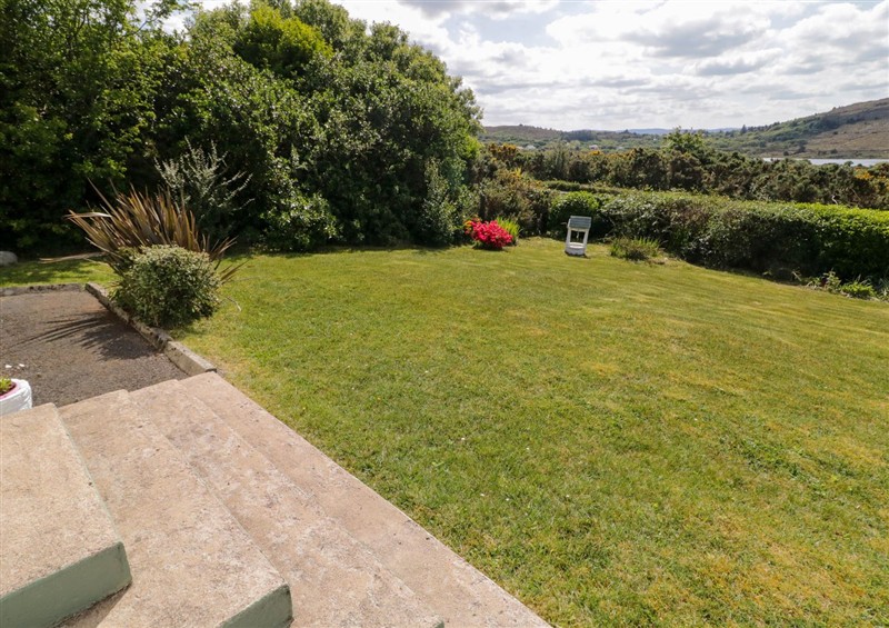 This is the garden at Loch Illion View, Dungloe