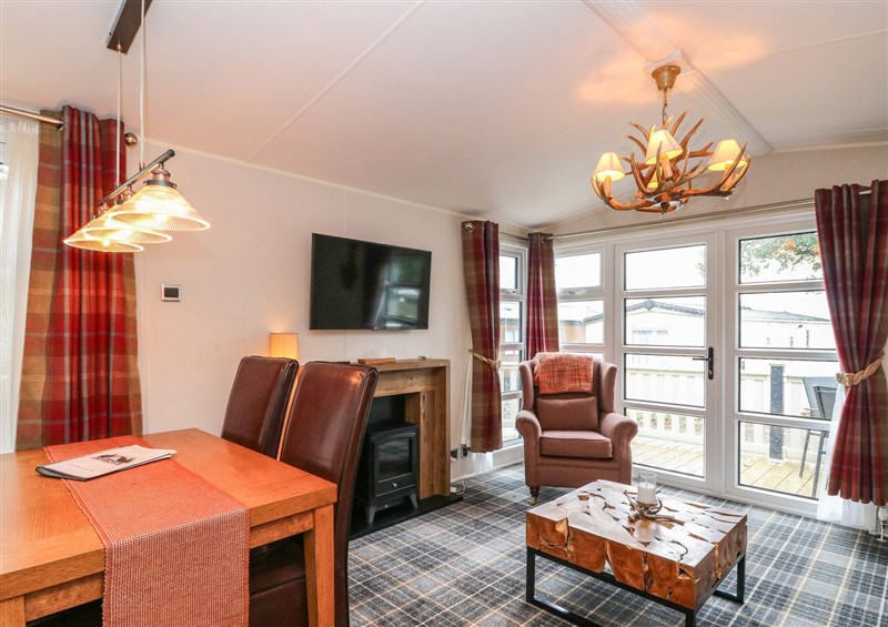 The living area at Loch Lomond Holiday home, Crianlarich